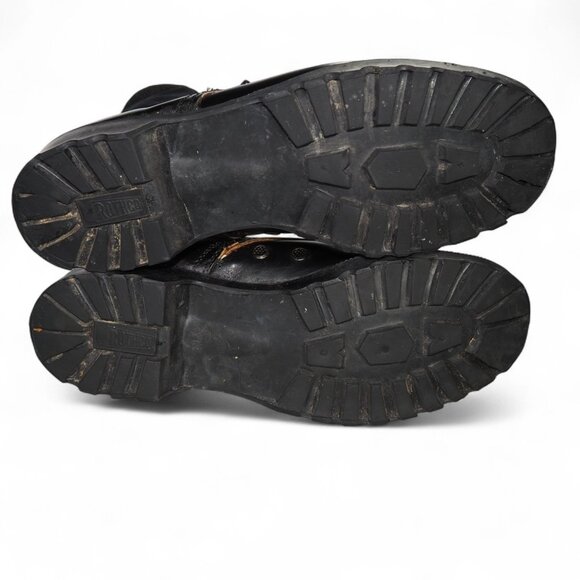 Rothco Vintage Jungle Military Boots Black Men's 11R (Damage Read Description) - Picture 8 of 12